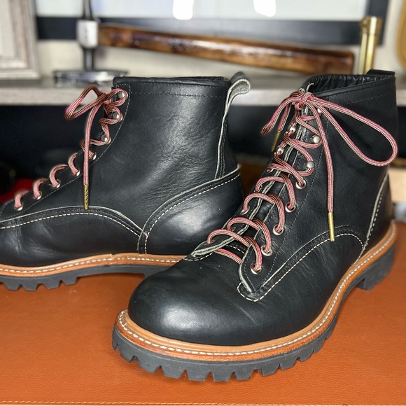 Red Wing 2935 Lineman Black Chrome with Vibram’s Lug Sole 360 Storm Welt 9.5D - Picture 6 of 7
